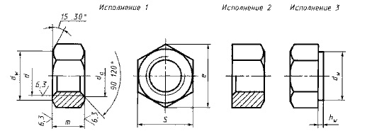 Гайки шестигранные ГОСТ 5915-70